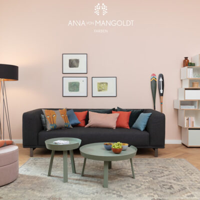 Kreidefarbe rosa-apricot-173 Wohnzimmer Anna von Mangoldt
